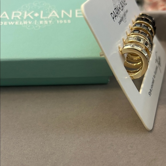 Park Lane Gold and Black Earring Trio - Picture 2 of 5